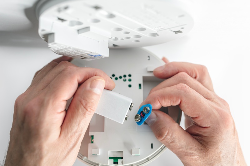 Carbon monoxide detector battery