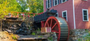 Russell Mill at River Meadow Brook in Chelmsford, MA