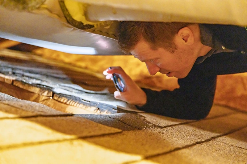 HomeWorks Home Energy Assessment Inspecting Insulation to Improve Home Comfort Problems
