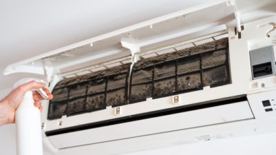 AC Unit with Mold