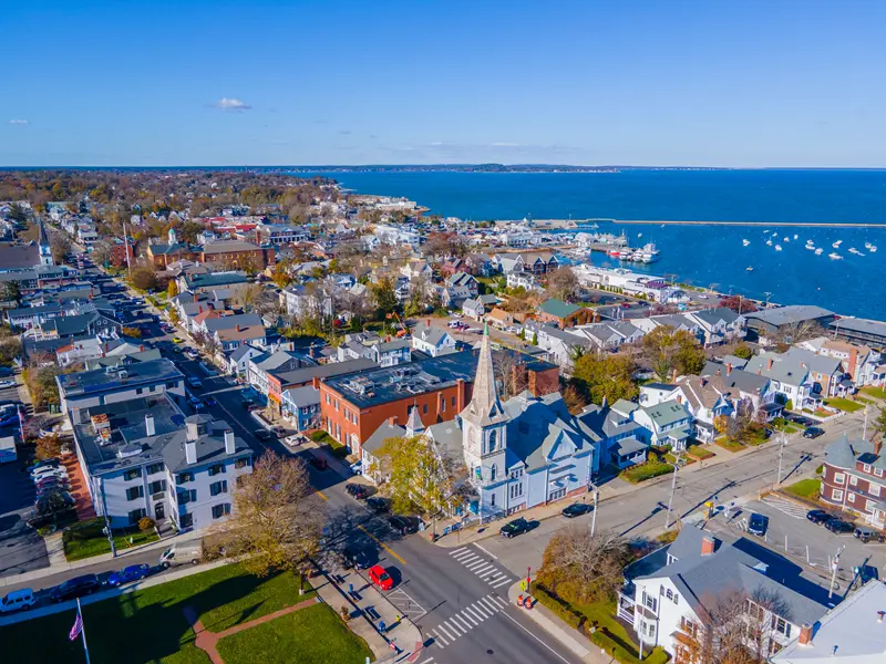 Plymouth, MA Aerial View