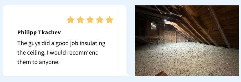 HomeWorks Energy 5-star Review Attic Insulation