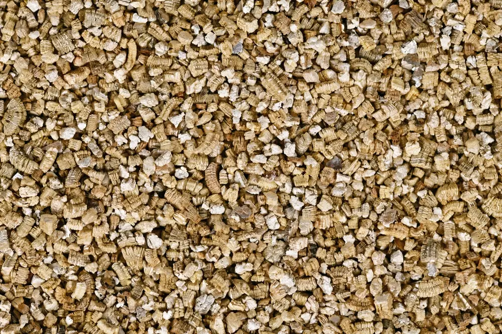 vermiculite pieces in a pile before being used for creating and manufacturing household items